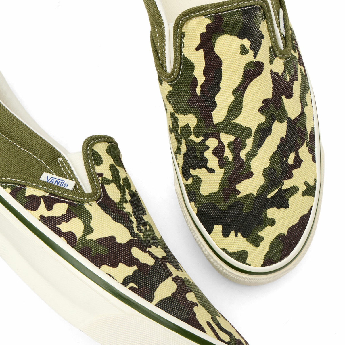 Vans LX Classic Slip-On 98 Sneaker in Camo Green