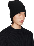 DEVOA Black Knit Beanie