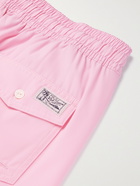 POLO RALPH LAUREN - Traveller Mid-Length Logo-Embroidered Swim Shorts - Pink