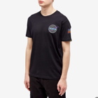 Alpha Industries Men's Space Shuttle T-Shirt in Black/Neon Purple