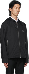 Givenchy Black Hooded Windbreaker 4G Jacket