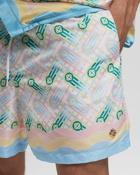 Casablanca Mens Printed Swimshorts Multi - Mens - Swimwear