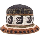 Story mfg. Crochet Brew Hat in Blue Snail