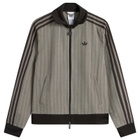 Adidas Women's Tweed Track Top in Light Brown
