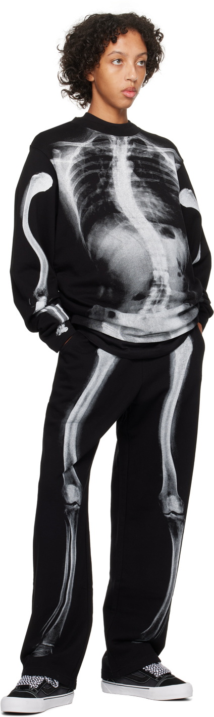 Dime Black Printed Lounge Pants