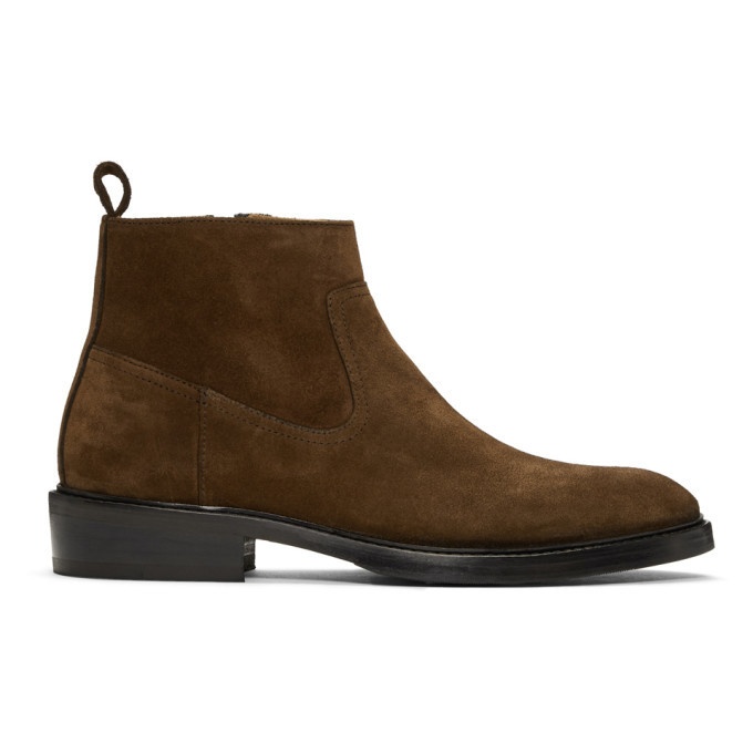Photo: Tiger of Sweden Brown Suede Barant S Boots