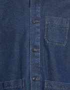 Fedeli Mens Denim shirt in Blue