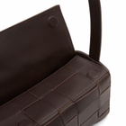 ST. Agni Women's Woven East West Bag in Coffee 