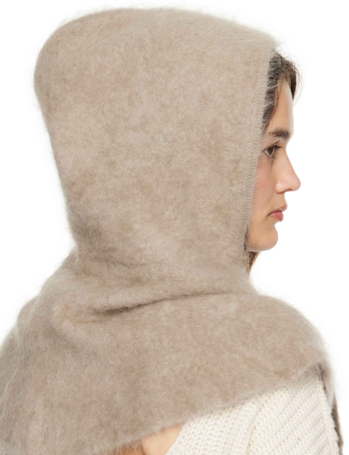LISA YANG Taupe 'The Rina' Scarf