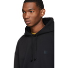 Acne Studios Black Oversized Farrin Face Hoodie