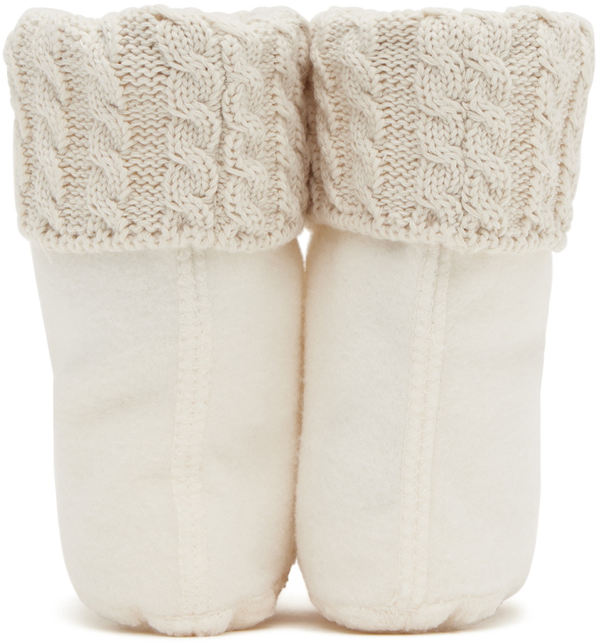 Hunter Kids Off White Boot Socks