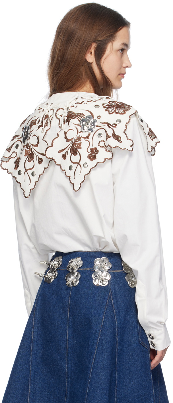 Chopova Lowena White Marlin Shirt