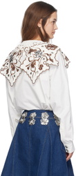 Chopova Lowena White Marlin Shirt