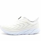 Hoka One One Men's U Project Clifton Sneakers in Blanc De Blanc/Lunar Rock