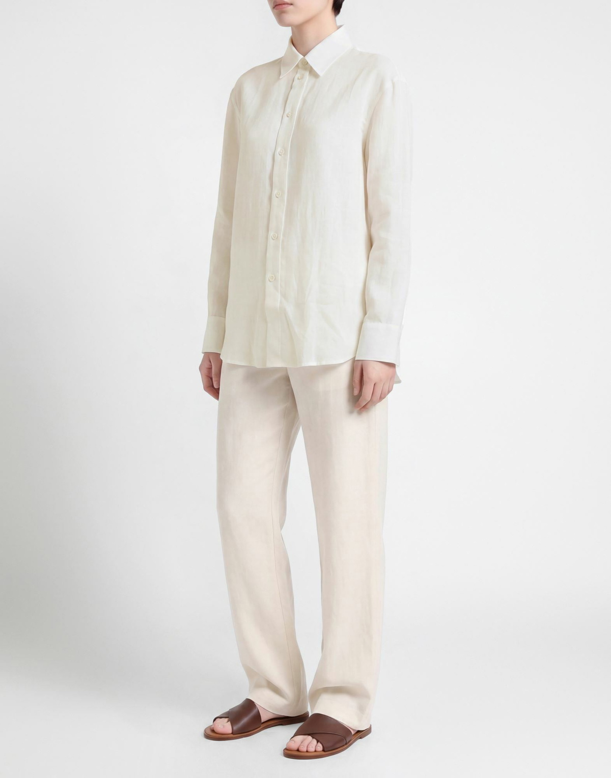 Louisa Ballou Womens Shirt in White