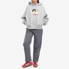 Fiorucci Women's Oversized Icon Angel Hoodie in Grey