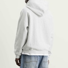 Dime Men's Classic Small Logo Zip Hoodie in Ash
