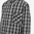 Beams Plus Men's Check Guide Shirt in Black