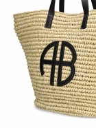 ANINE BING Palermo Raffia Effect Tote Bag