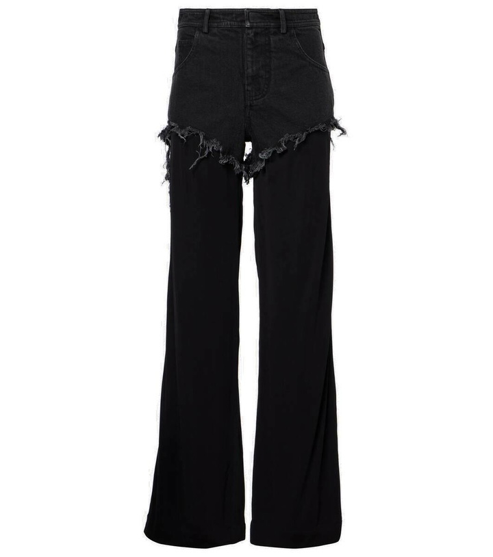 Photo: Christopher Esber Duke Splice layered straight jeans