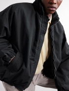 ssstein - Gathered Cotton-Blend Shell Jacket - Black