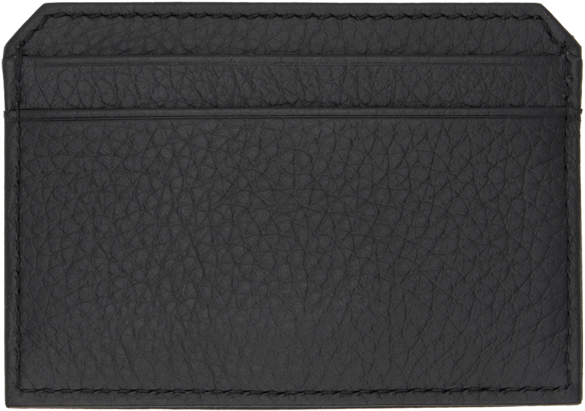 Hugo Black Leather Card Holder