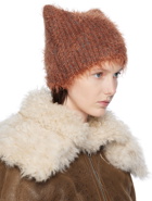 KNWLS Brown & Gray Precious Beanie